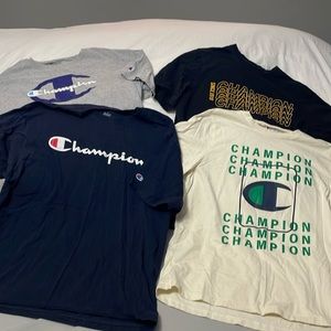 Lot of 4 XL Champion T-shirts